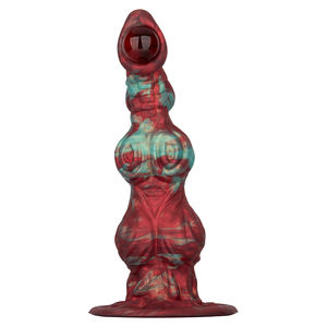 Anal Plug Sexspielzeug Frauen Amazon Hot Selling Einzigartige Form Alien Umwelt freundlich 100% wasserdicht Silikon Soft Mastur bator Riesiger Dildo - Product Image 2