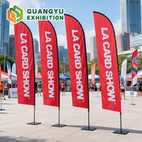 Offre Spéciale promotionnels Produits Société Marque Drapeau Publicité Drapeaux De Plage Plume Drapeau Intérieur Extérieur Promo Mâts