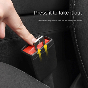 Car Safety <strong>Seat</strong> <strong>Belt</strong> Buckle Extension Extender Clip Alarm <strong>Stopper</strong> for tesla Model 3/y - Product Image 5