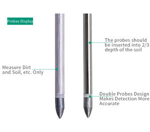 Sensor uji PH & kelembaban sinar matahari Meter tanah OEM kustom 3 dalam 1 Portabel harga pabrik - Product Image 2