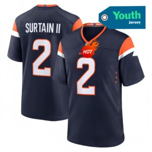 युवा बच्चों की उच्च गुणवत्ता वाले 10 bo nix <span class=keywords><strong>2</strong></span> पैरिक सल्टन सल्टन-ii सिलाई जर्सी शर्ट अमेरिकी फुटबॉल जर्सी लोगो के साथ अमेरिकी फुटबॉल जर्सी - Product Image 4