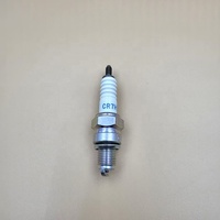 Bougie d'allumage Moto 4629 C7HSA CR7HSA, bougie d'allumage pour moto, boîte jaune, filetage 10 mm, résistance céramique 1kΩ, électrode 0,7 mm