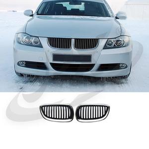 Parrilla Delantera BMW para E92 E93 Coupé 325i 330i 335i 2006-2013, Estilo de Malla Negra, Mejora y Reequipamiento - Product Image 4