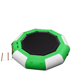 <span class=keywords><strong>Trampoline</strong></span> d'eau gonflable en PVC certifié CE bon marché pour lac de mer - Product Image 3