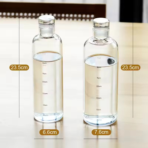 Popular Vaso de Agua Portátil de Plástico Transparente con Escala de Tiempo para Niñas, para Coche o Exterior, Venta al por Mayor - Product Image 6