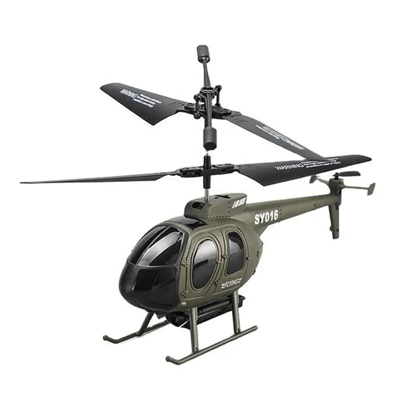 Giocattolo dell'elicottero telecomandato di vendita calda 2.4G con i giocattoli militari di natale della macchina fotografica 4CH ha condotto i giocattoli di controllo del telefono della tenuta di altitudine delle luci