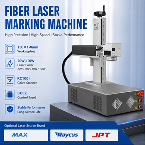 Machine de Marquage et Gravure <span class=keywords><strong>Laser</strong></span> à Fibre Mopa Jpt Raycus Mopa M7 50W 60W 100W pour Métal, Armes à Feu et Bijoux - Product Image 1