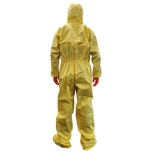 EPI TYPE 3 Jaune Couleur Vêtements de protection chimique personnalisés Uniforme de sécurité Vêtements de travail industriels Peintres FR Combinaison <span class=keywords><strong>pour</strong></span> hommes - Product Image 3