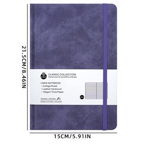 Toptan A5 PU deri ciltli defter kabartmalı Logo yivli kapak kaplı dergiler ve yazma günlükleri - Product Image 3