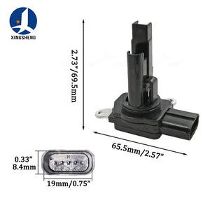Sensor de flujo de aire masivo 22204-0V020 para SUBARU TREZIA SUZUKI SX4 KIZASHI <span class=keywords><strong>Toyota</strong></span> RAV4 VERSO COROLLA AURIS LEXUS GS NX RX - Product Image 2