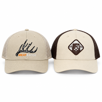 Casquette Trucker en Maille Brodé(e) Personnalisé(e) avec Visière Courbée Structurée pour Événements Promotionnels en Extérieur – Vente en Gros