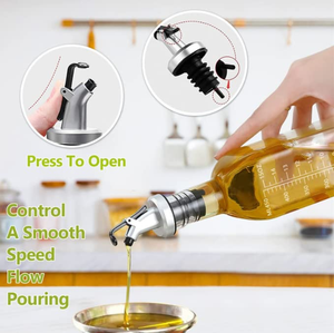 Multicolor Oil <b>Bottle</b> <b>Stopper</b> Kitchen Supplies <b>Bottle</b> Pourer Cap Pour Spout Cap With Lid Machines De Samousa En Plastique - Product Image 5