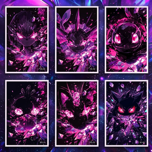 Planche décorative Anime Pokémon personnalisée avec personnages <span class=keywords><strong>Manga</strong></span> japonais, bord doré, Shikishi pour fans, décoration murale de chambre, cadeau - Product Image 1