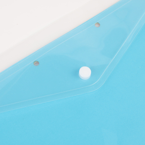 Custom Printed Clear Plastic PP Envelope Pocket <strong>Folder</strong> A4 File Bag with Snap <strong>Button</strong> for A5 Document Organization and Filing - Product Image 5