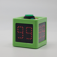 GX Cube Timer ABS 3 Boutons 1.4in 4 Sided Digital Shot Countdown Chronomètre pour Private Poker Chess Casinos Shooting Timer