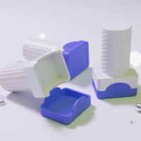 Tampon de balle de golf en plastique à encre permanente à séchage rapide de 1/2*3/4 pouces