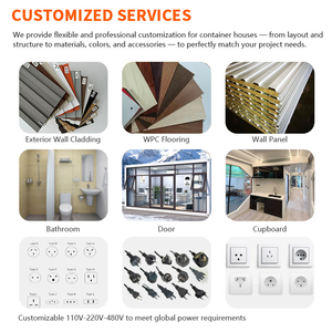 منازل جاهزة 20 قدمًا منازل صغيرة وحدات منازل متنقلة مكتب منزل حاوية قابل للفصل - Product Image 6