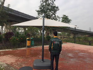 Vente en gros grande taille résistant au vent extérieur p \ Parasol imperméable Parasol de Patio - Product Image 5