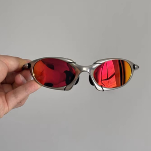 Styles futuristes Protection Uv400 Monture en alliage de zinc Hommes Femmes Enveloppant Sports de plein air Cyclisme Lunettes de soleil Lunettes de soleil Romeo - Product Image 3