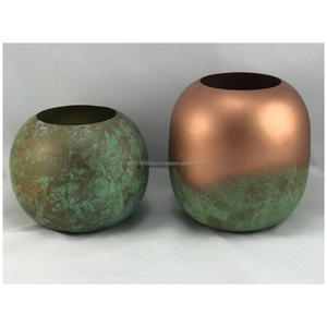Florero de Hierro, Diseño Rústico Moderno, Hecho a Mano, Ligero, Decoración de Jardín para Mesa, Año Nuevo Chino, Hogar, Hoteles, QAMAR OVERSEAS - Product Image 6