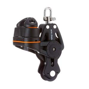 Master Single Pulley 50 Mm Wheel Diameter With Closed Double Hook For Shackles - Product Image 1
