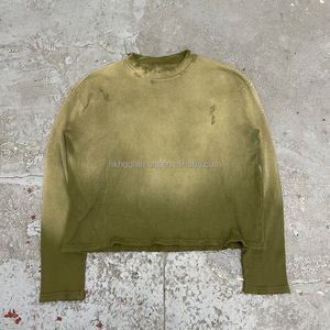 Camiseta Térmica de Manga Larga con Diseño Personalizado, Estampado DTG, Estilo Vintage Lavado, Tejido Waffle Térmico - Product Image 1