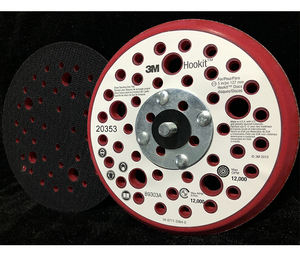 20353 <span class=keywords><strong>3</strong></span> Zoll 75mm Schnellwechsel-Rollens perre Rote Oberflächen konditionierung Schleif scheibe Xtract Low Profile Backup Pad Backup Pads - Product Image 3