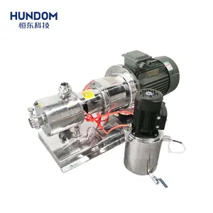 Food Grade Emulsion Pump Mixing Emulsifying High Shear Mixer In line Homogenizer Pump with cooling system