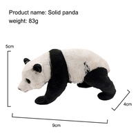 Juguete de simulación cognitiva de animales salvajes: Oso polar, Pantera negra, Caballo, Tigre, Vaca, León, Panda, Oso pardo