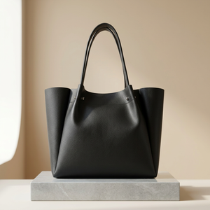 Bolso de Mano Grande de Cuero de Oveja Genuino, con Cierre, Impermeable, Ecológico, Duradero, Suave y Ligero, Marca BS INTERNATIONAL, Gran Venta - Product Image 3