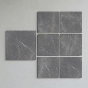 Alaska Europa Glossy Marble Look Vitrified Porcelain <b>Floor</b> Tiles Premium Design 32x32 Inch - Product Image 2