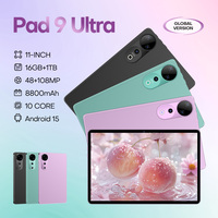 Tablet Pad 9 Ultra 11-Inci 2K HD 16GB+1TB 108MP 8000mAh 5G Dual SIM+TF untuk Anak-Anak Peluncuran Global Eropa/Amerika Selatan Multibahasa