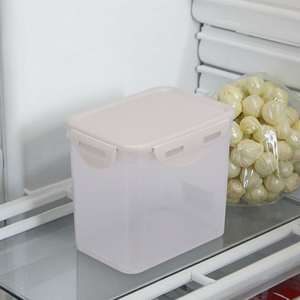 Gran oferta, caja de sellado de grado alimenticio para el hogar de silicona de 900ML, contenedor de alimentos calentable para almacenamiento de refrigerador de Material PP - Product Image 1
