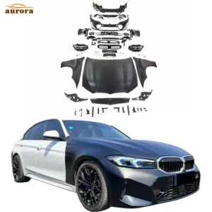 Kit de carroceria para BMW 3 2013-2019 Conversão kit de carroceria F30 F35 Atualização para 2023 G20 LCI MT Style