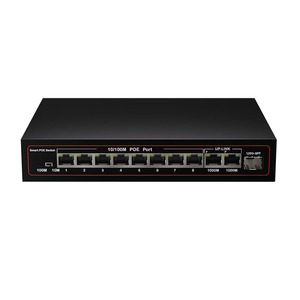 Switch PoE a 8 Porte 10/100Mbps con 2 Uplink Gigabit, 1 Slot SFP, 30W, 8 Porte PoE IEEE 802.3af/at, Custodia in Metallo - Product Image 6
