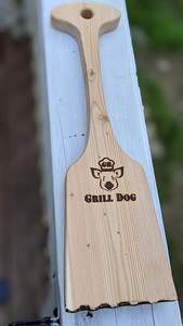 Cepillo para <span class=keywords><strong>Parrilla</strong></span> de Barbacoa Seguro y sin Cerdas, Alternativa de Limpieza Fácil, Raspador de Madera para <span class=keywords><strong>Parrilla</strong></span>, Tenedores, Disfruta de una Barbacoa Segura - Product Image 4