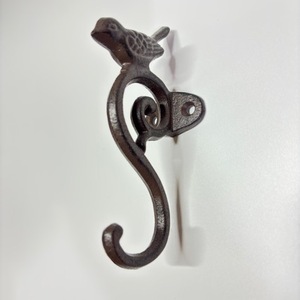 Gancho de Pared de Hierro Fundido Estilo Vintage con Forma de Pájaro, 14.6 cm, Perchero para Entrada, Colgador de Llaves, Gancho Decorativo Individual para Dormitorio o Sala de Estar - Product Image 2
