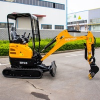 Miniexcavadora hidráulica de alta gama, excavadora de orugas, máquina excavadora agrícola china en venta