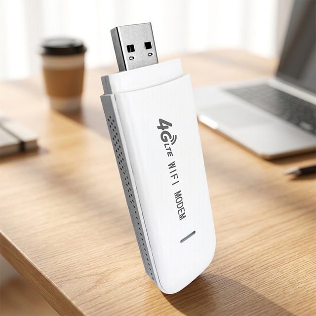 Plug-and-Play Cat 4 Portable 4G LTE WiFi Dongle 9X07 Internal High-Gain Antenna Intelligent Mobile Dongle for Outdoor Travel