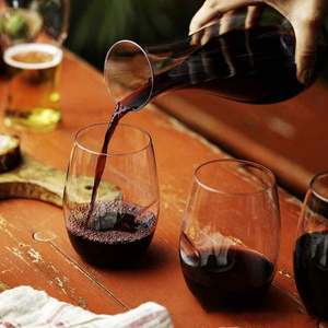 Verres à vin jetables en PET transparent de 9 oz, style américain, incassables, sans BPA, pour fêtes et mariages - Product Image 5