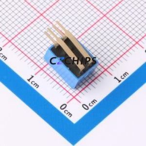 DT-02LT DIP Switch Through hole Component (THT),P=2.54mm Switch Flat Toggle, Raised Type Single Pole Single Throw 2 2.54mm - Product Image 2