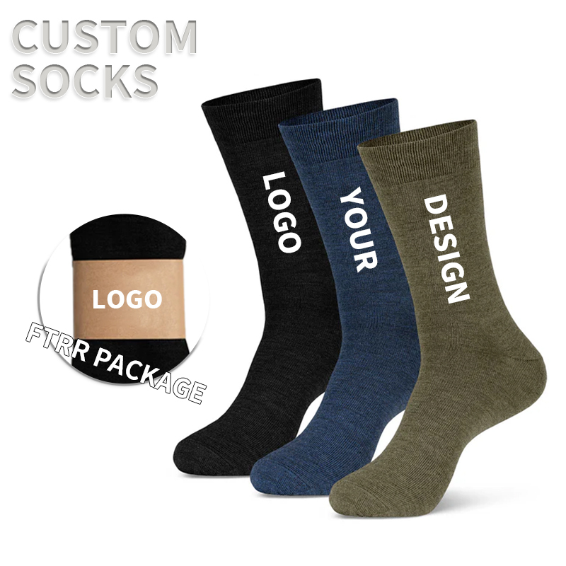 Custom High Quality Merino Wool Crew