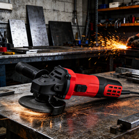 Meuleuse d'angle professionnelle industrielle et DIY avec moteur sans balais 11000 tr/min, construction métallique pour applications de découpe