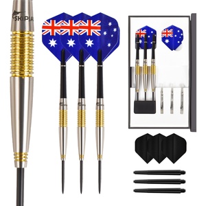Juego de Dardos de Tungsteno Ukr Premium, los Más Vendidos, Dardos Delgados Profesionales con Puntos Negros Pixel para Actividades Deportivas en Bares - Product Image 1