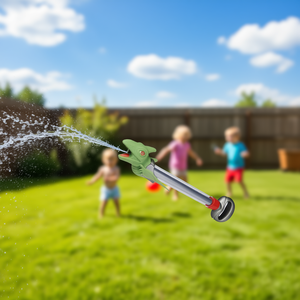 Pterosaur Water Cannon Plastic Green Dinosaur Shape Water Gun For Kids Outdoor Play - Product Image 2