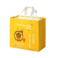 Bolsas Térmicas para Entrega de Comida, Bolsas de Tela No Tejida Laminada, con Sellado Térmico, Bolsas 3D para Llevar, Personalizadas con Logotipo para Mantener Bebidas Frías