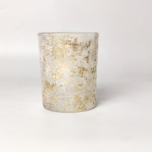 Decoración del hogar 6oz 8oz 10oz 12oz 14oz de lujo de Navidad <span class=keywords><strong>blanco</strong></span> <span class=keywords><strong>verde</strong></span> oro recto candelabros de vidrio linternas y tarros de velas taza - Product Image 2