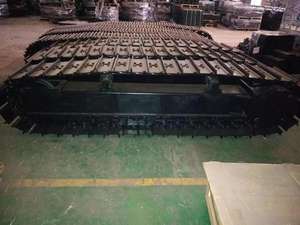 Sottocarro su misura del telaio della pista d'acciaio 5-20ton per il macchinario del frantoio per il sottocarro della pista di frantumazione del granito - Product Image 6