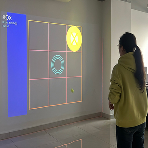 Équipement <span class=keywords><strong>de</strong></span> divertissement intérieur interactif : Jeu mural <span class=keywords><strong>de</strong></span> projection holographique 3D à vision directe pour l'entraînement au tennis et au football - Product Image 5