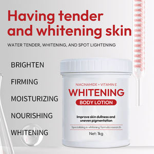 Crème hydratante pour le corps au beurre de cacao à la vitamine C, blanchissante rapide, raffermissante, parfumée, à la niacinamide, OEM - Product Image 3